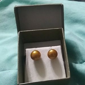 2/$30 Honora mustard peal studs